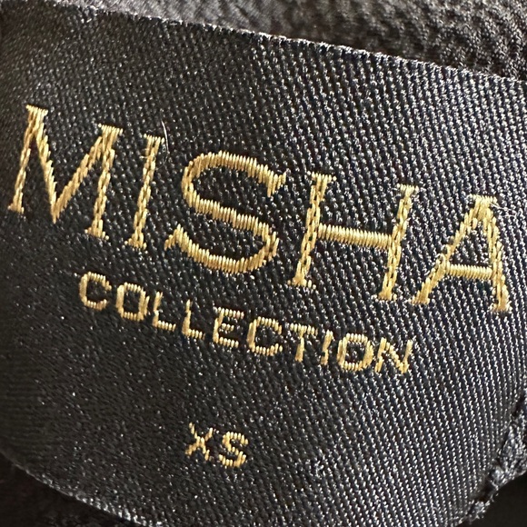 Misha Collection Marietta Dress Black Velvet - Picture 9 of 9